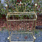 Vintage Brass Shoe Rack