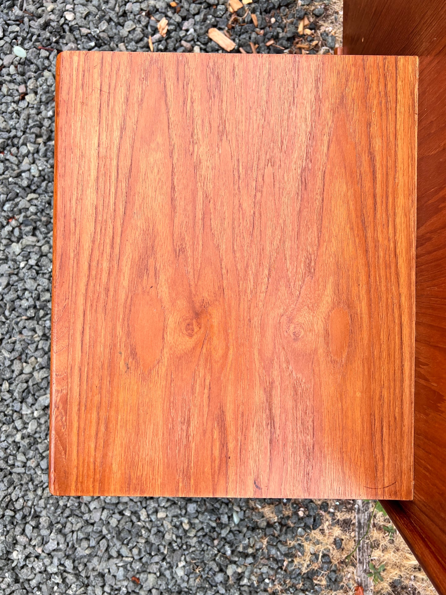 The Hakon Teak Headboard & Nightstands