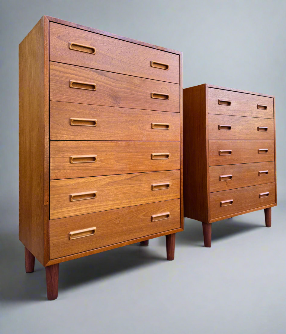 Vintage Teak Dresser Set