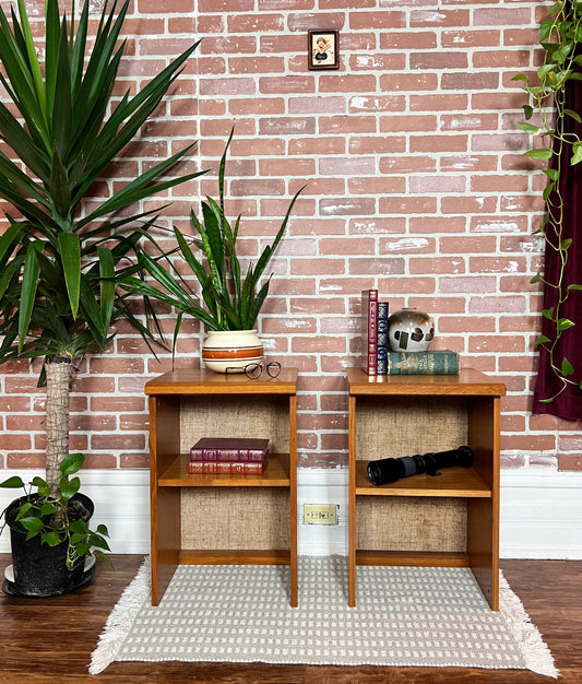 The Mercury Teak Nighstands