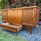 Vintage Walnut Wood Cedar Chest
