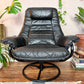 The Black Stallion Recliner & Ottoman