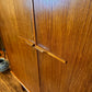 Vintage Danish Teak Armoire Dresser