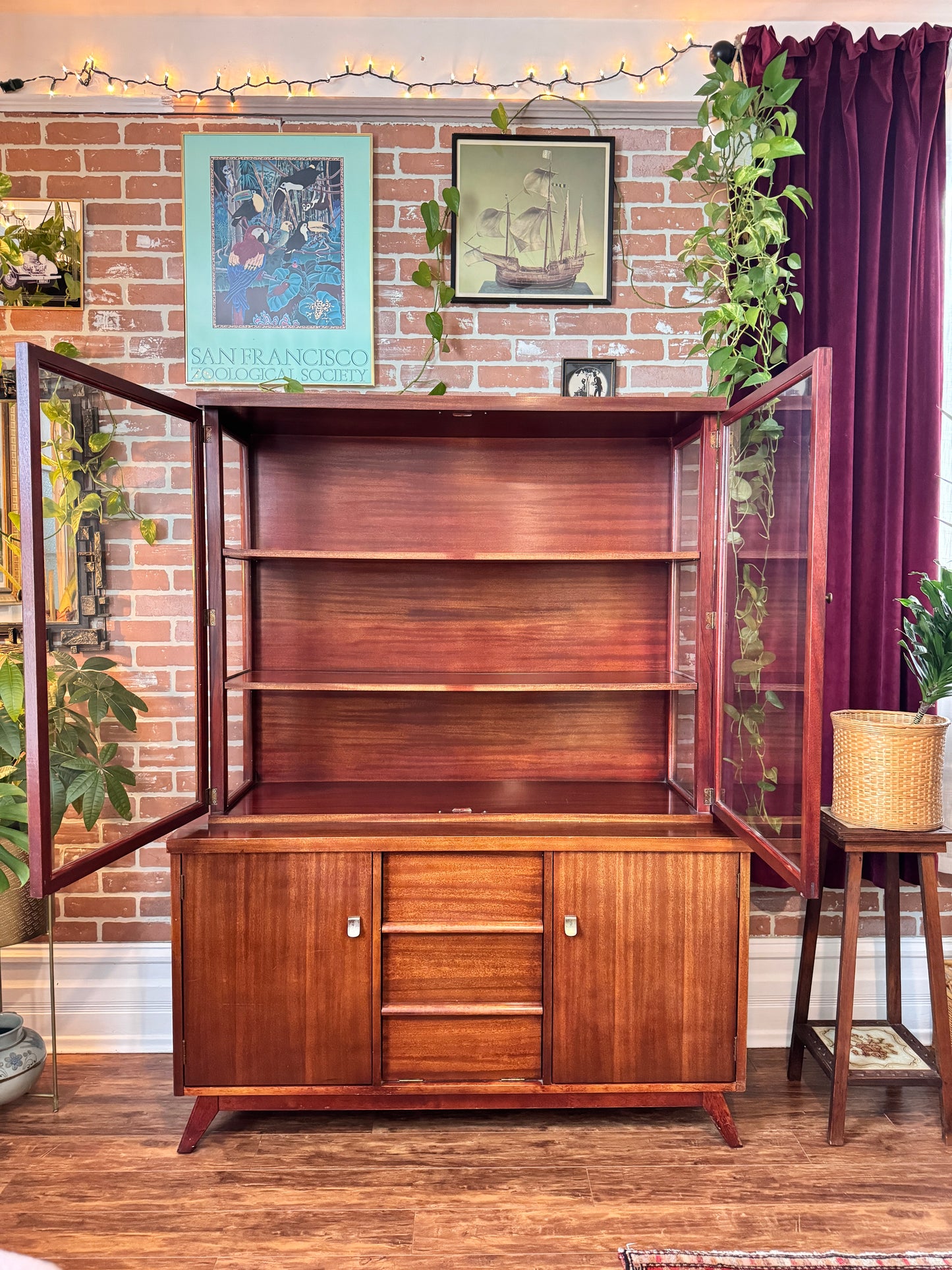 The Mahogany China Cabinet