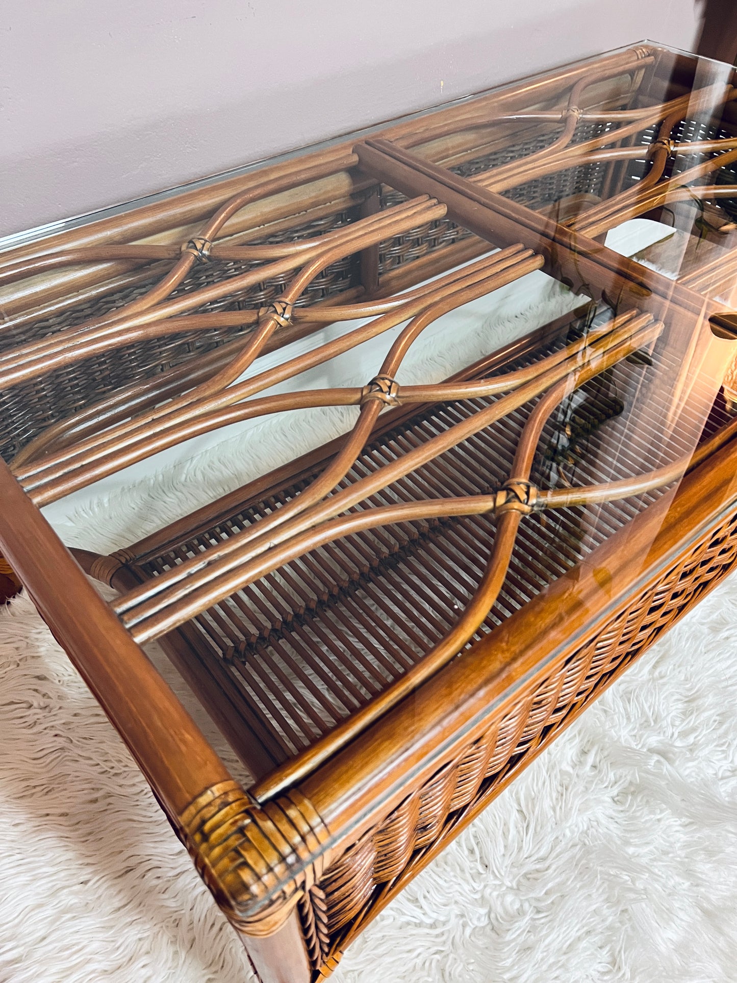 The Ravishing Rattan Coffee Table