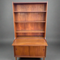 Vintage Danish Teak Cabinet Desk & Bookshelf