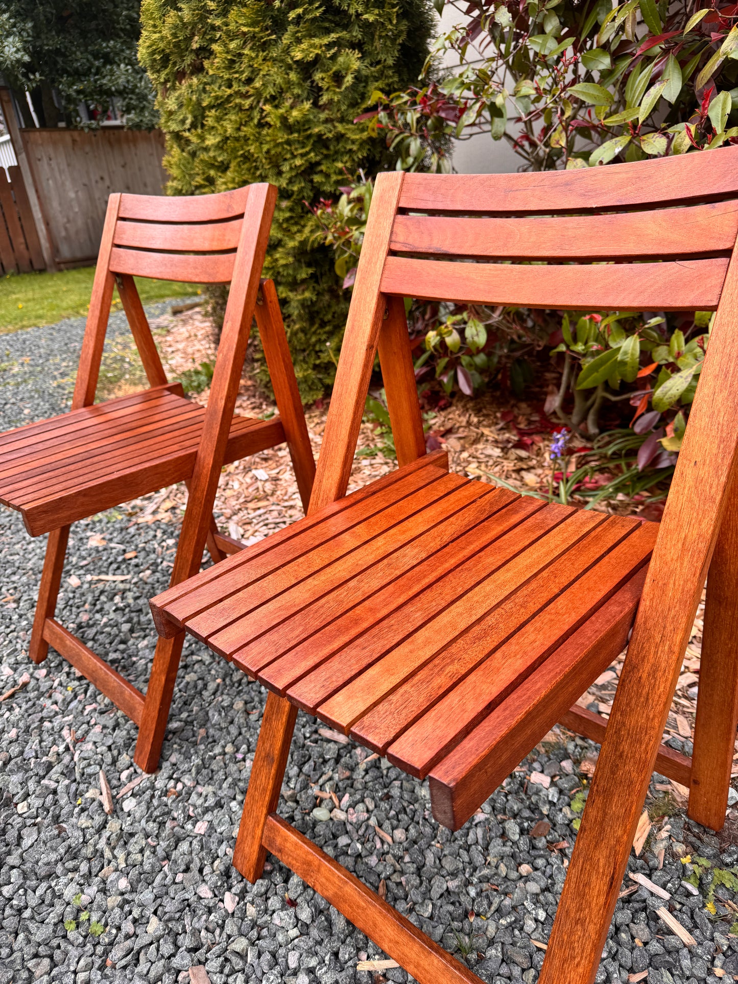 The Take A Break Teak Chairs