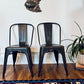 Metal Industrial Style Dining Chairs