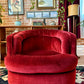 The Ripe Cherry Swivel Armchair