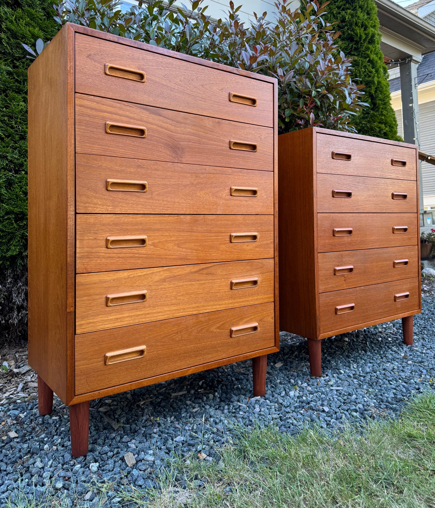 Vintage Teak Dresser Set