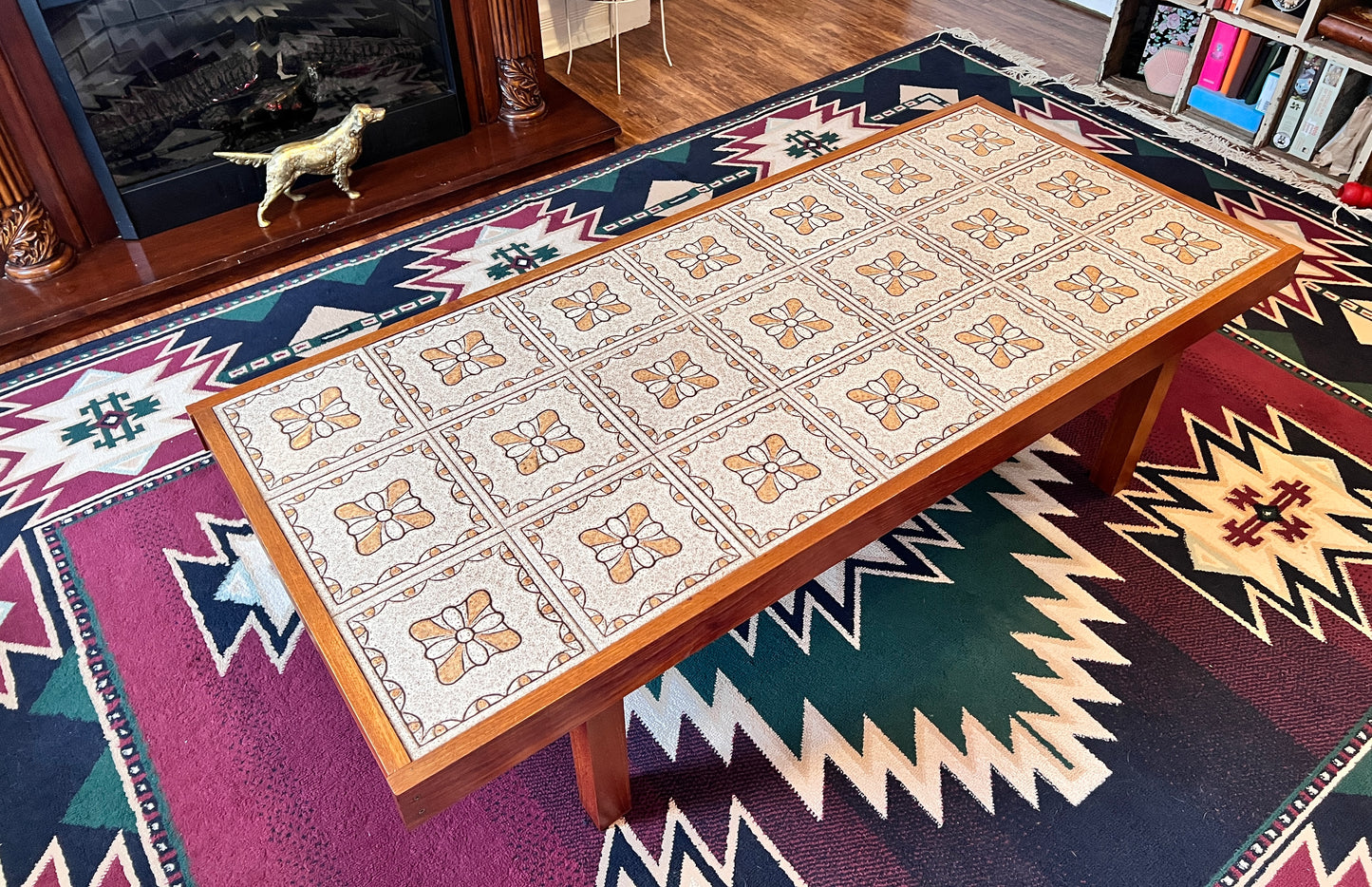 The Tiled Teak Coffee Table