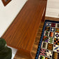 Danish Teak Writing Desk / Console Table – Mid Century Modern, Finished All Sides