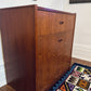 Vintage Teak 4 Drawer Dresser