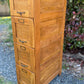 Antique 1900s Quarter Sawn Oak Filing Cabinet