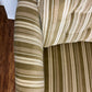 Vintage 60s Striped Loveseat Sofa
