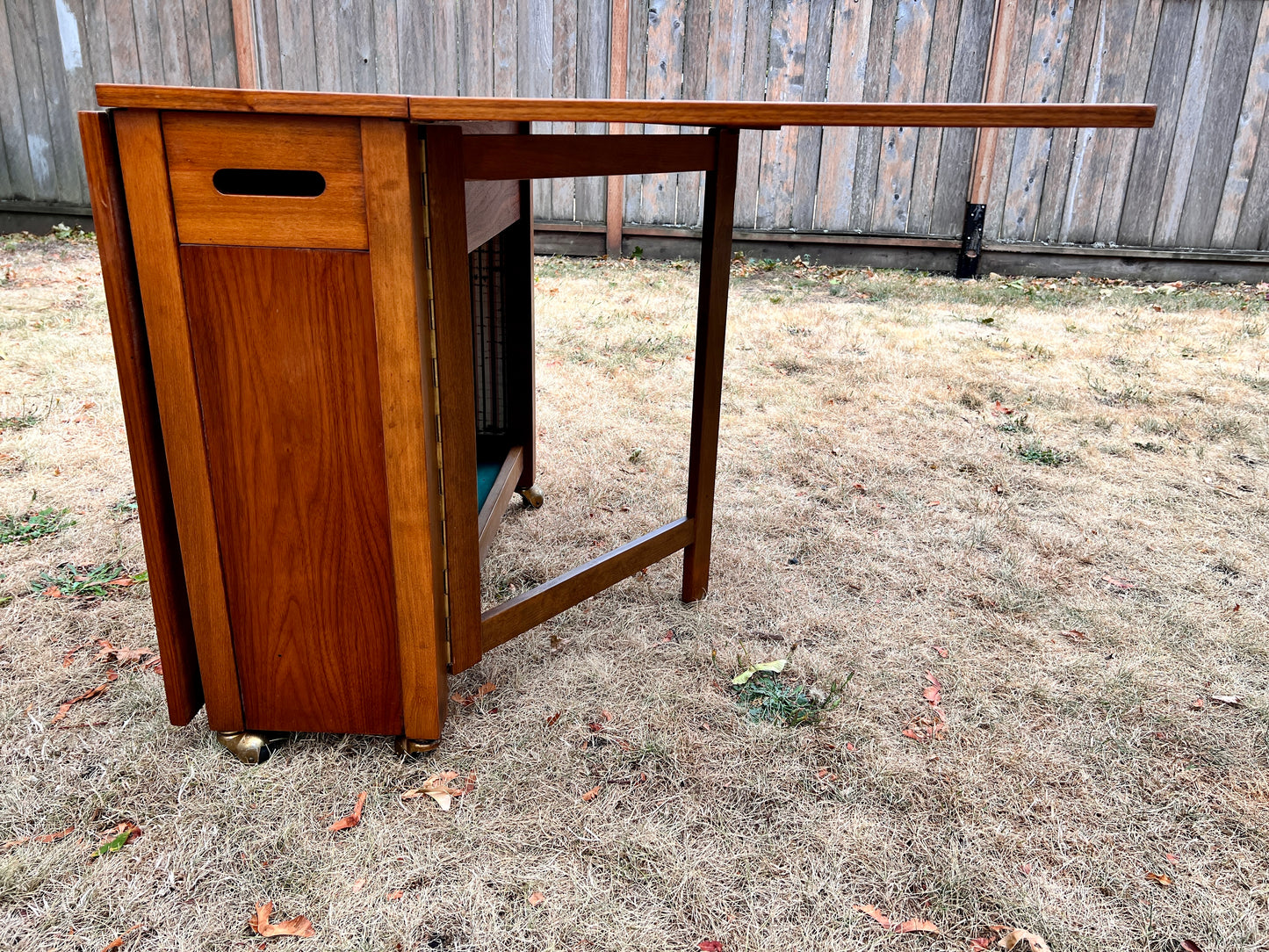 Mid-Century Modern Drop Leaf Table and Chairs