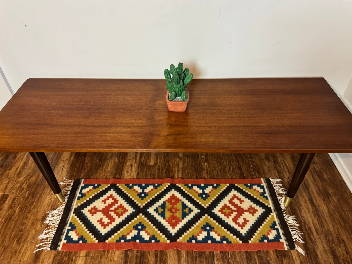 Vintage Teak Coffee Table | Mid-Century Modern Scandinavian Design | 60” Long