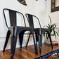 Metal Industrial Style Dining Chairs