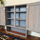 Vintage Blue Solid Wood Cabinet