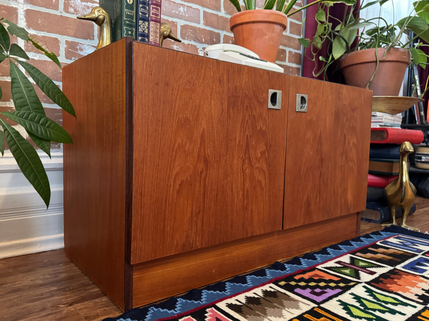 Vintage Danish Teak Storage Cabinet