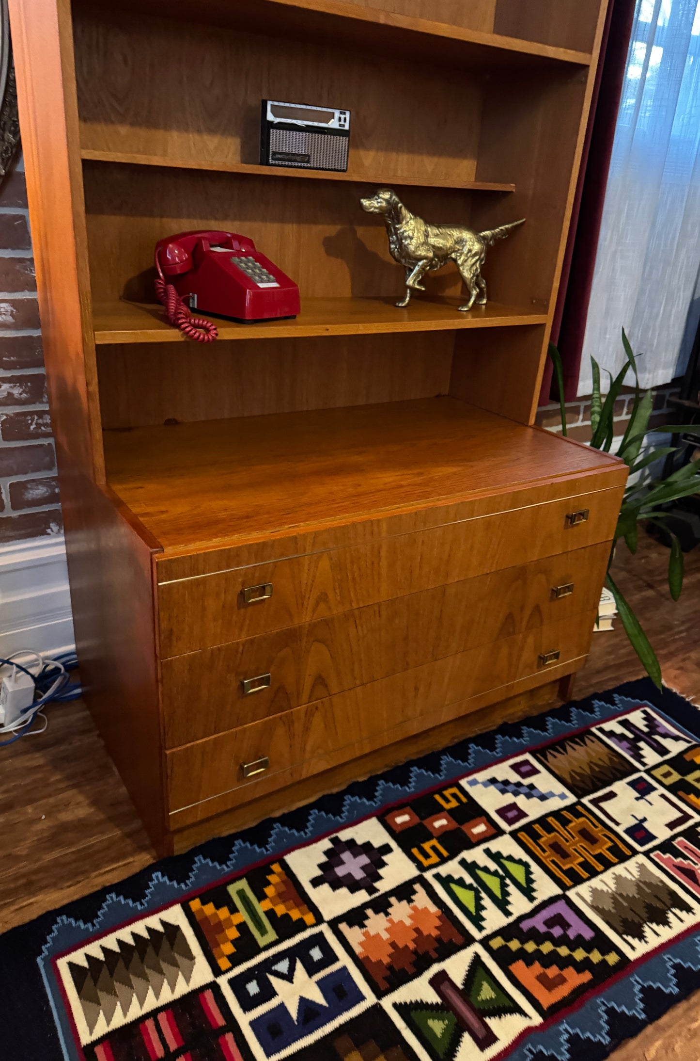 Vintage Danish Teak Bookcase