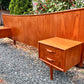The Hakon Teak Headboard & Nightstands