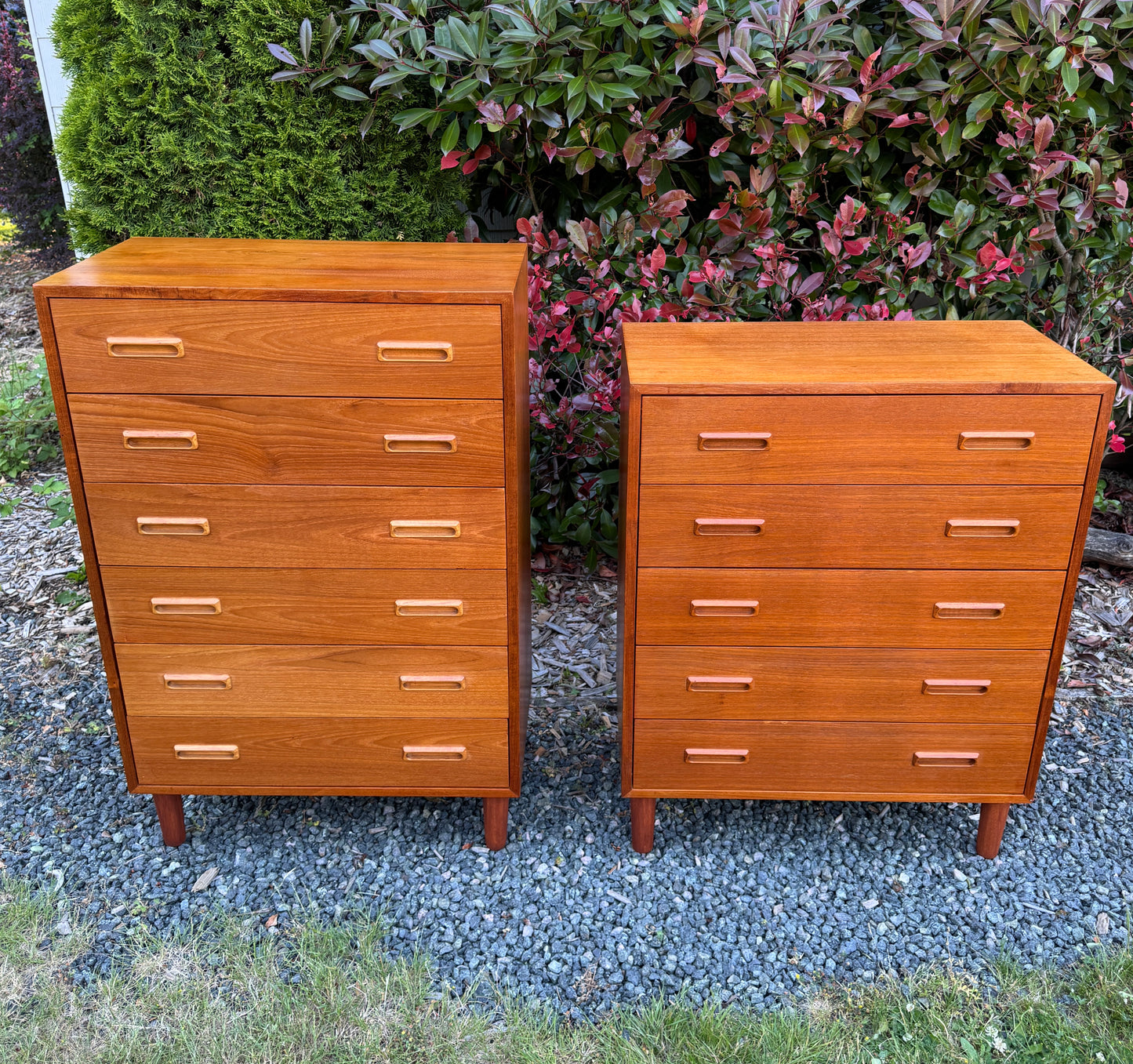 Vintage Teak Dresser Set