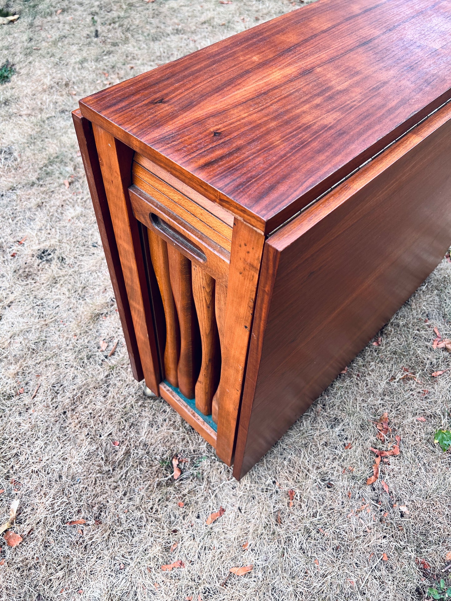 Mid-Century Modern Drop Leaf Table and Chairs