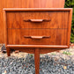 The Hakon Teak Headboard & Nightstands