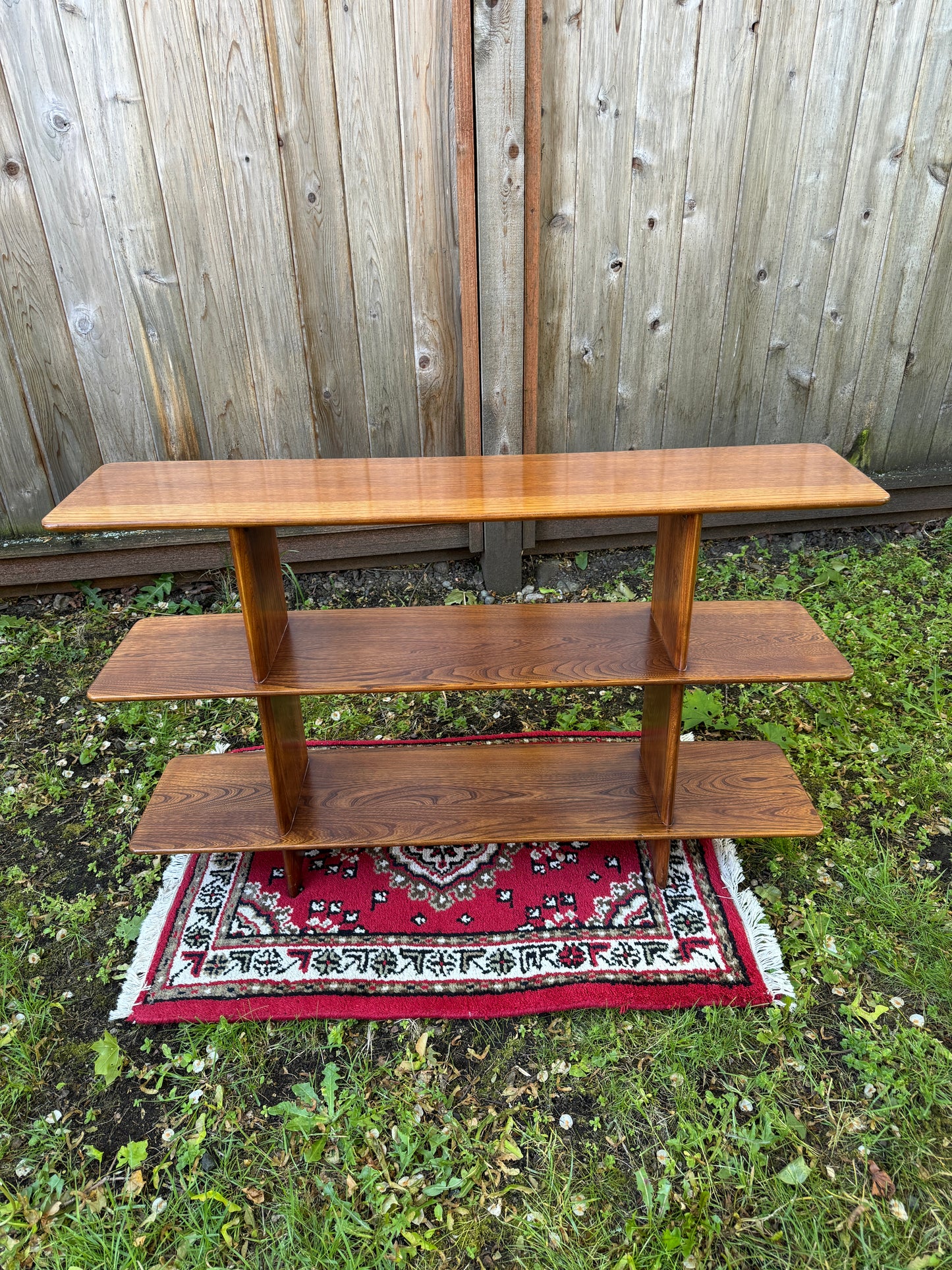 Stunning MCM Solid Elm Shelf