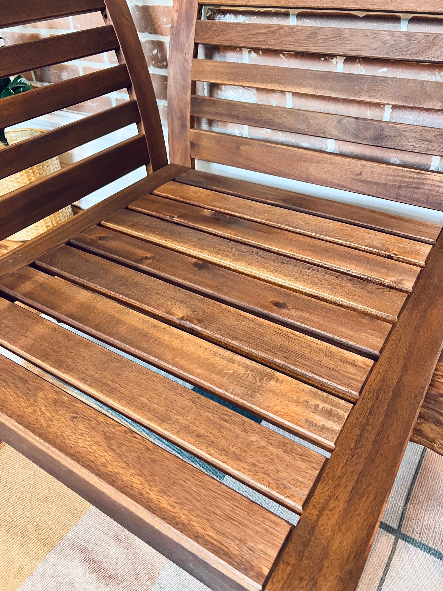 Teak Corner Chair