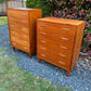 Vintage Teak Dresser Set