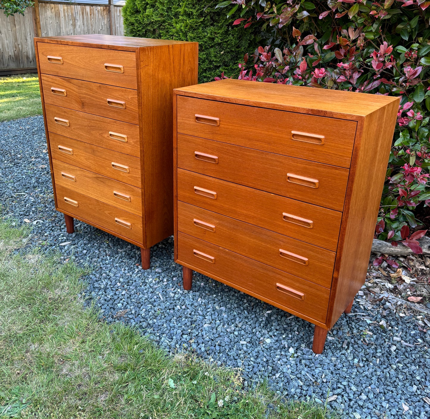 Vintage Teak Dresser Set