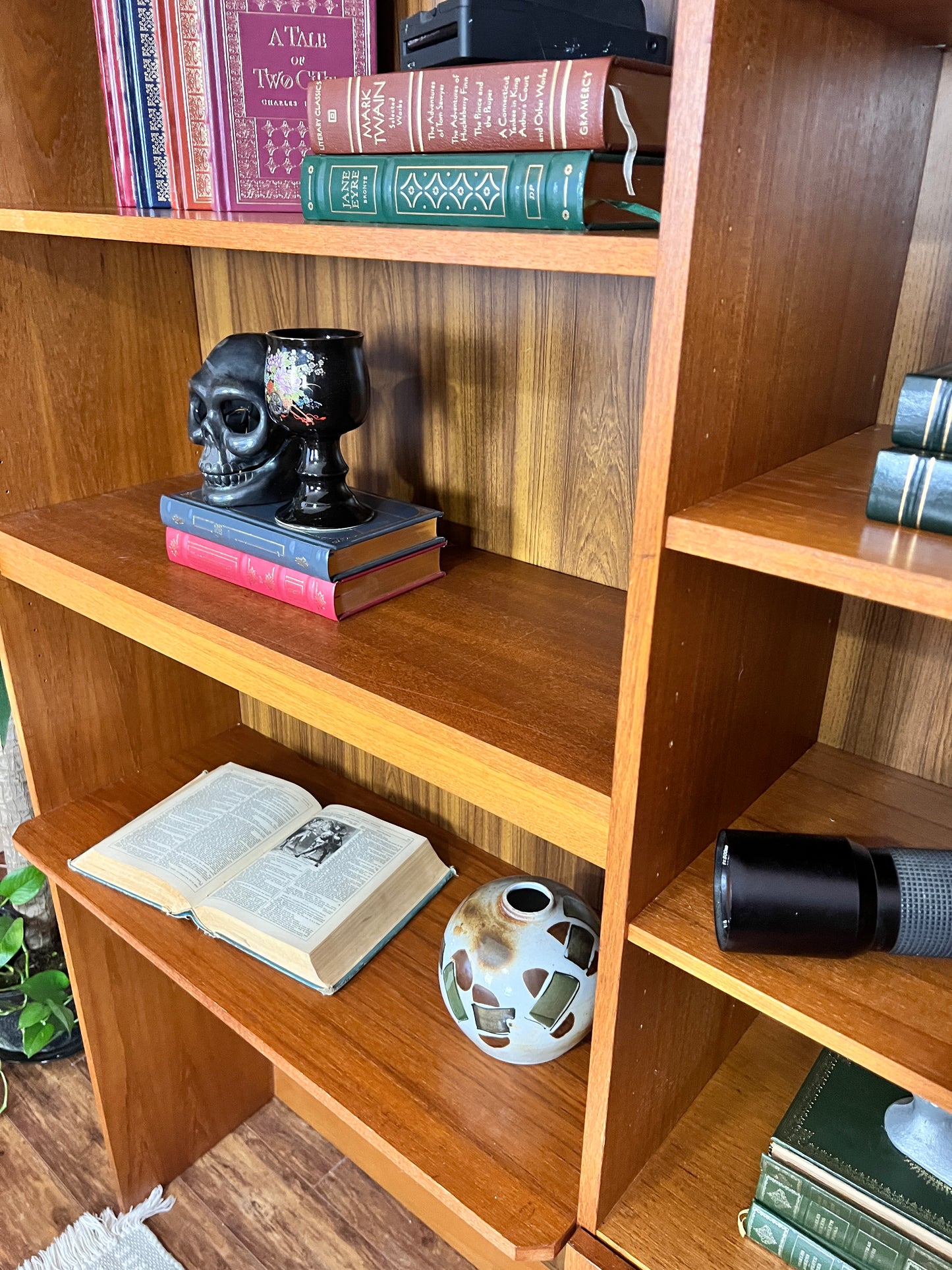 The Amberson Teak Wall Unit