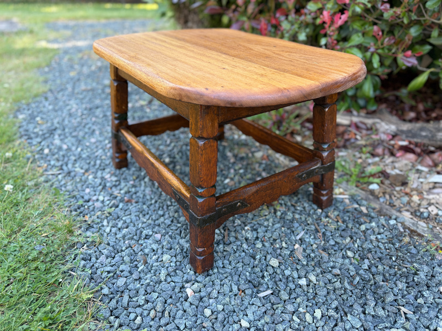 Vintage Rustic Solid Wood Small Table