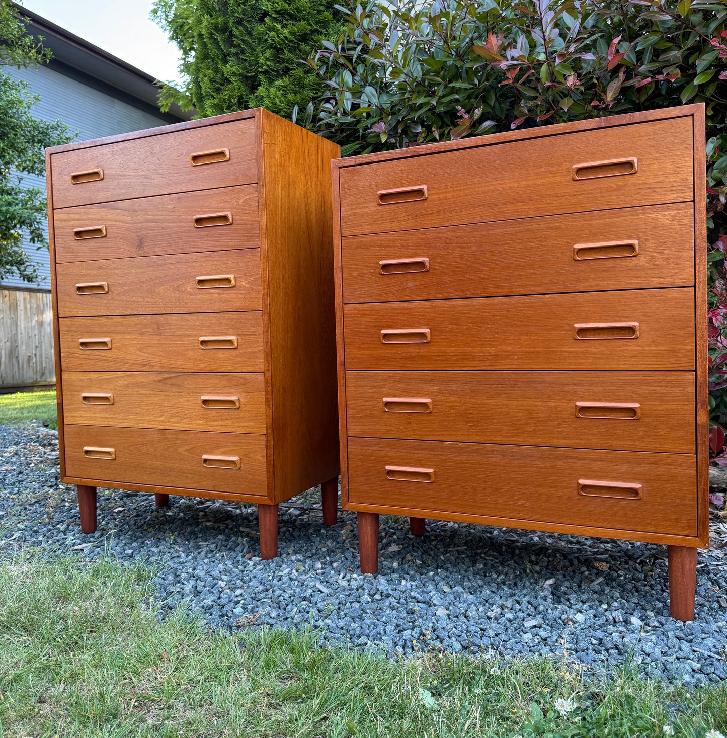 Vintage Teak Dresser Set