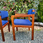 Vintage Solid Teakwood Armchairs