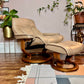 The Ekorness Stressless Recliner Chair & Ottoman