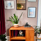 Vintage Teak Stereo Cabinet