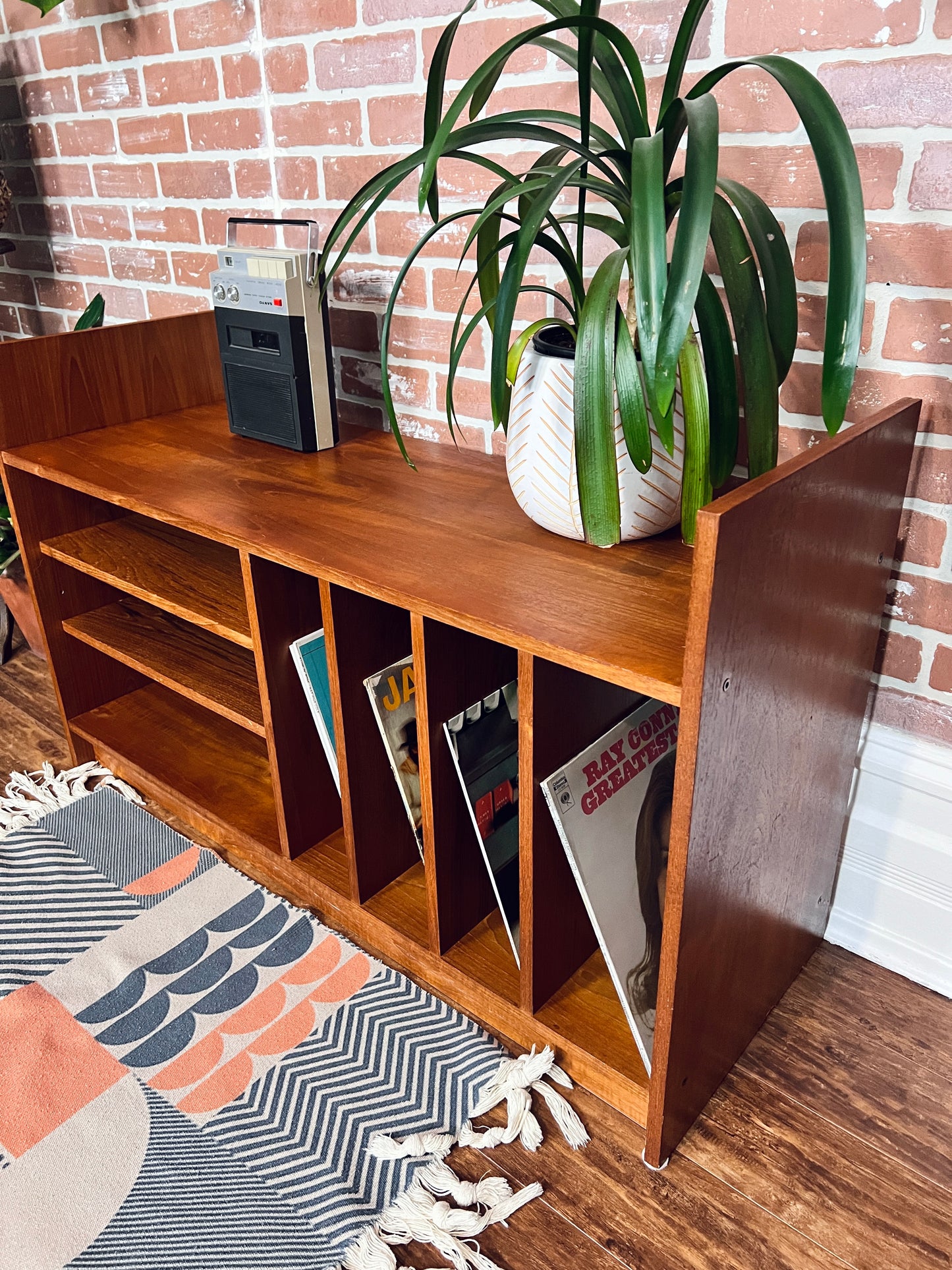The Regna Teak Record Cabinet