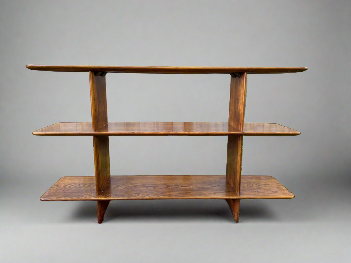 Stunning MCM Solid Elm Shelf
