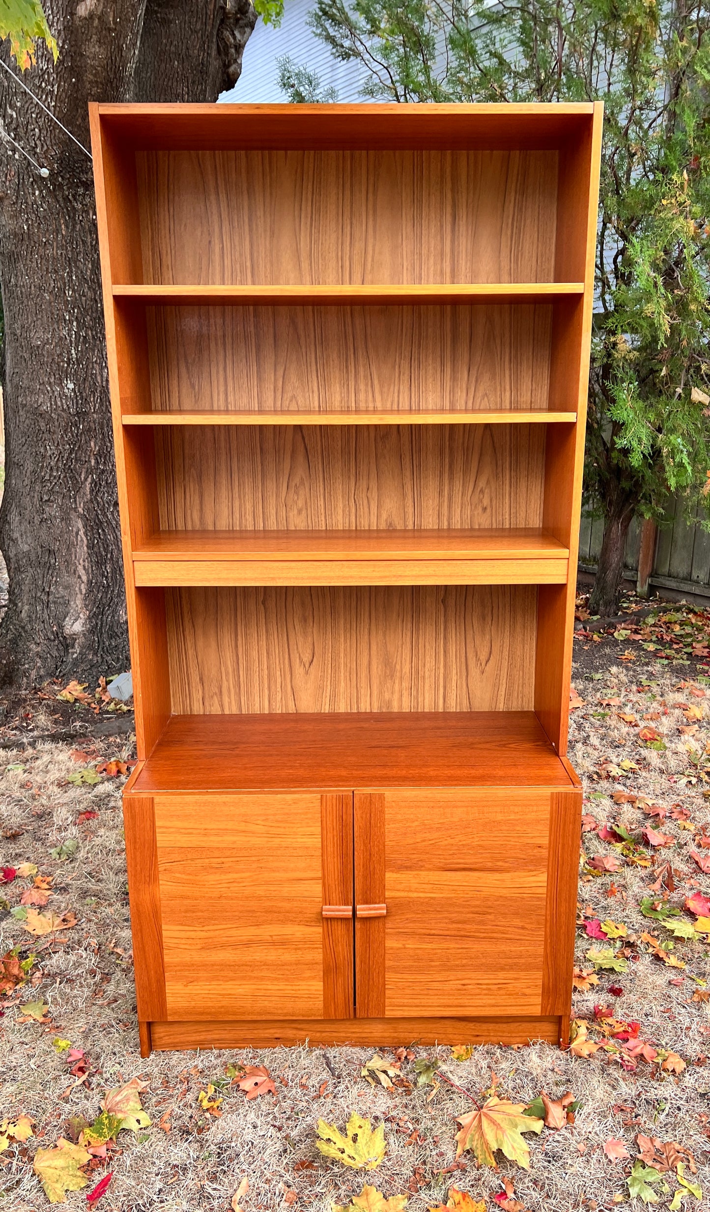 The Johannes Teak Bookshelf Cabinet