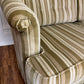 Vintage 60s Striped Loveseat Sofa