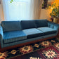 Vintage Blue Midcentury Sofa
