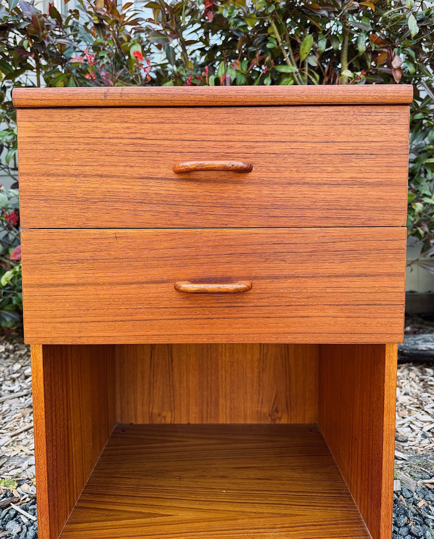 Vintage Teak Bedside Table