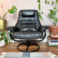 The Black Stallion Recliner & Ottoman