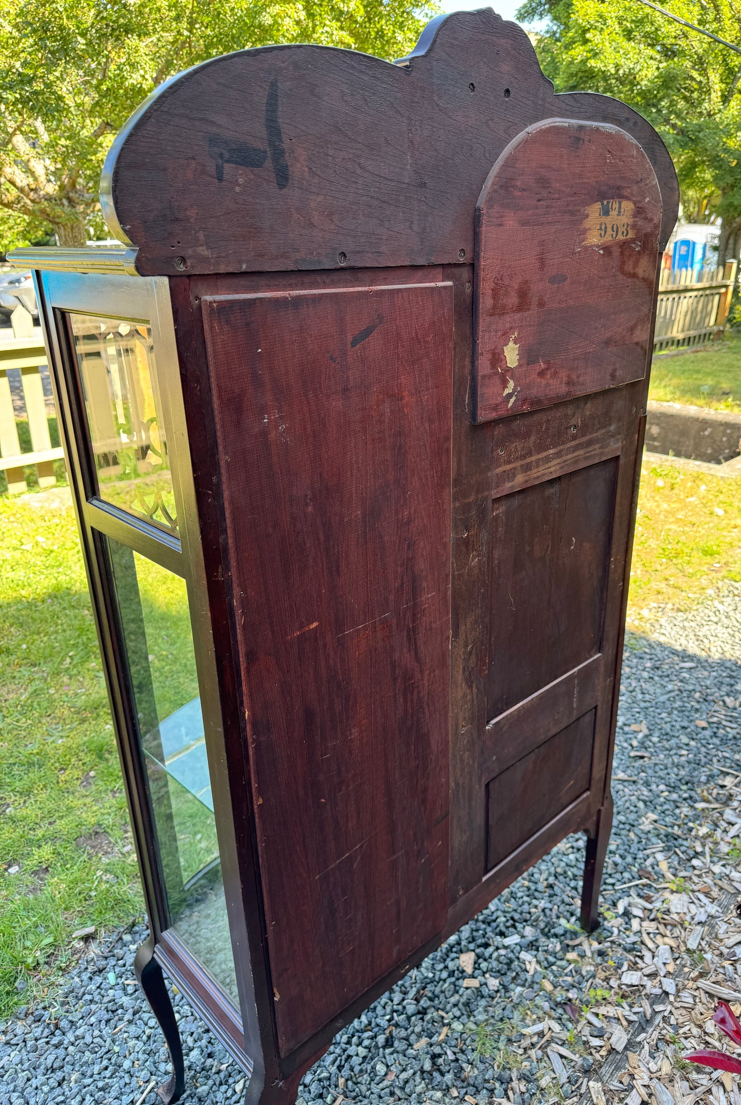 Stunning Antique Mahogany Music Cabinet