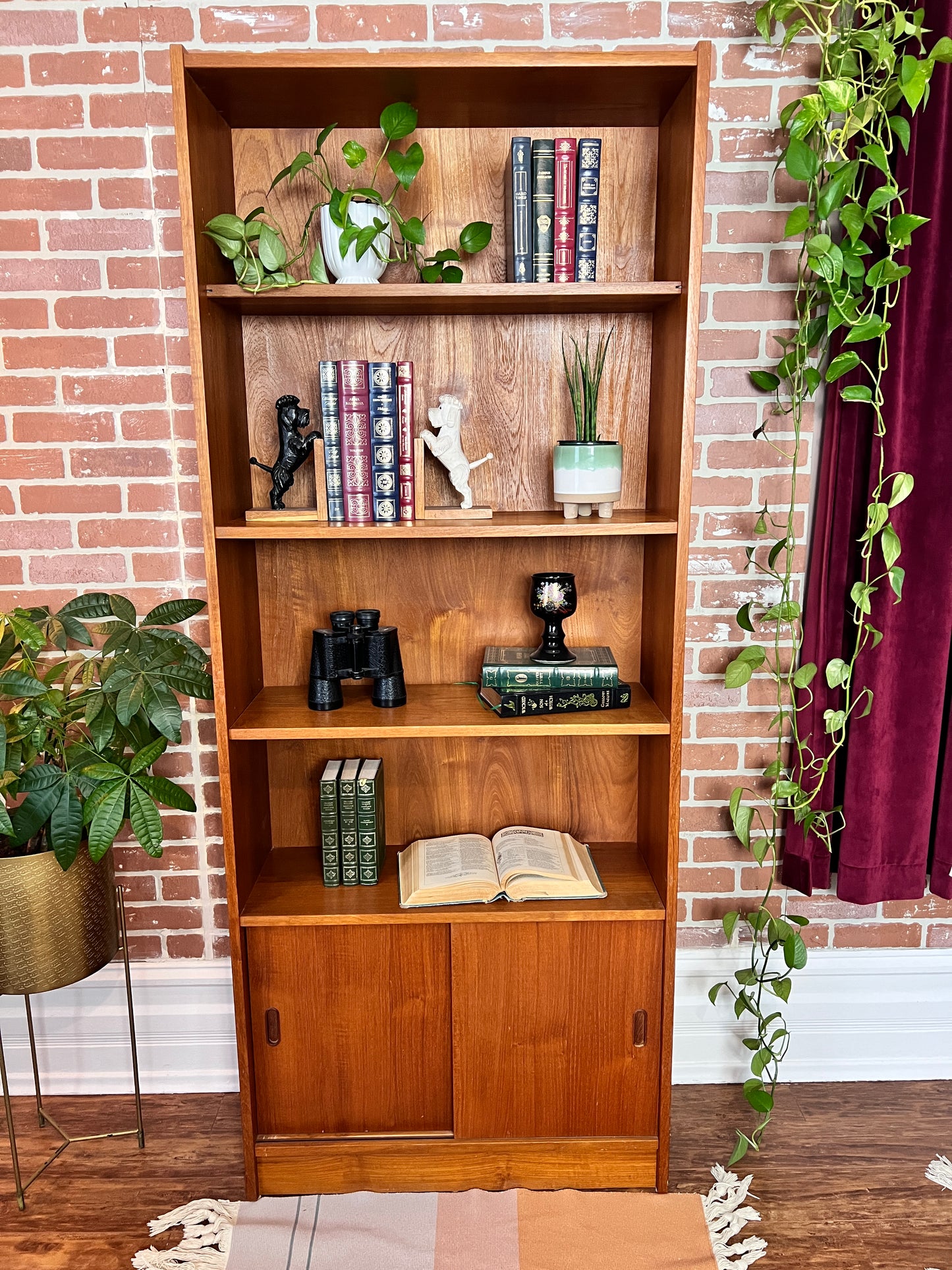 The Emil Danish Teak Bookcase