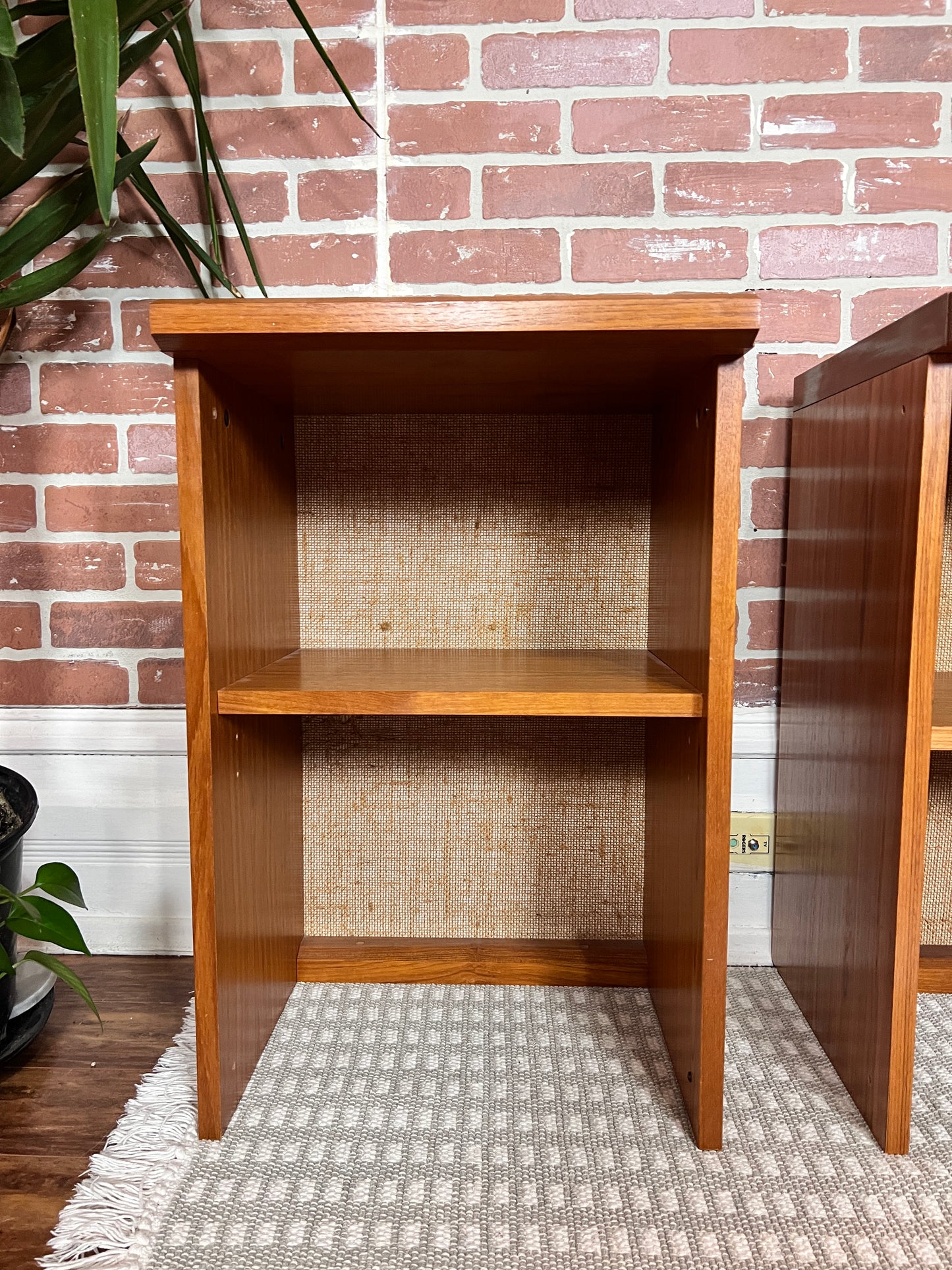 The Mercury Teak Nighstands