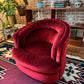 The Ripe Cherry Swivel Armchair